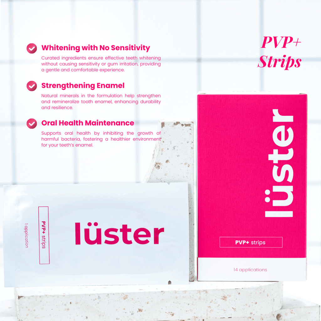 PVP+ TEETH WHITENING STRIPS