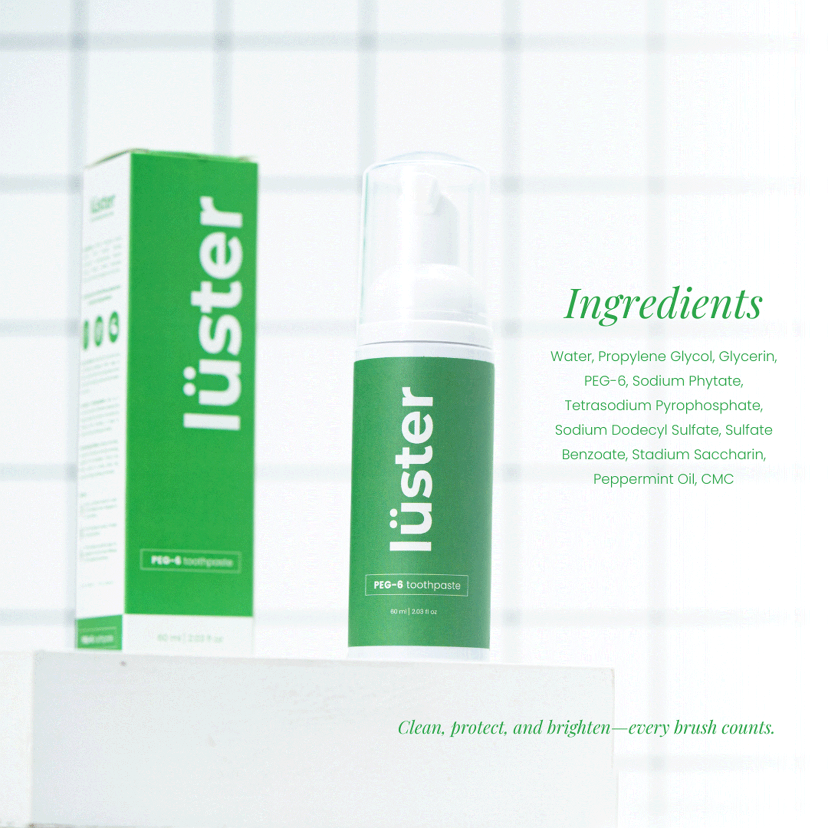 PEG-6 FOAM TOOTHPASTE